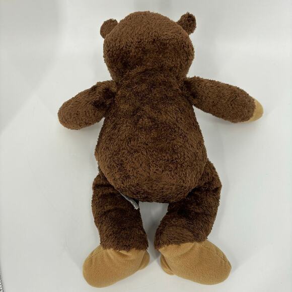 Russ Chuckles Ape Plush Brown 14 Inch Chimp Monkey Stuffed Animal Toy - Picture 4 of 9